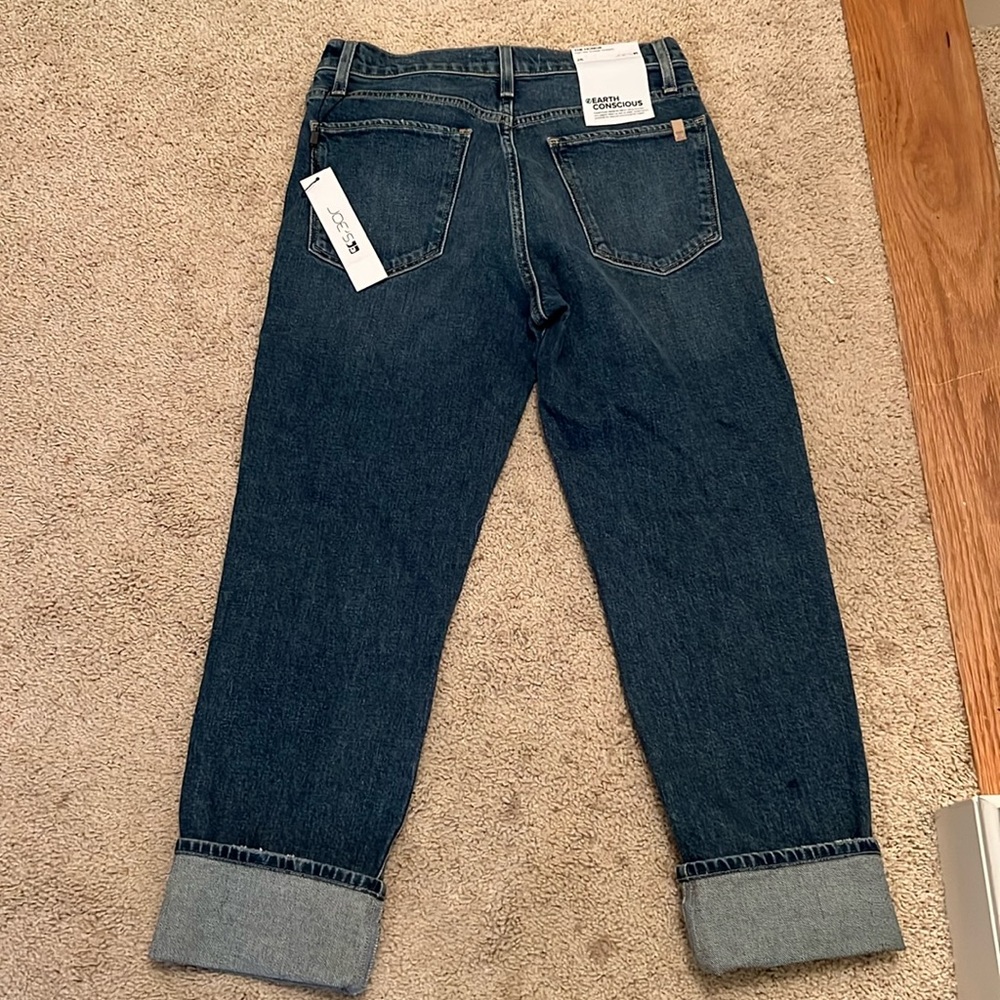 NWT Joes Jeans The Honor High Rise Vintage Straight Size 26 Cuffed Button fly